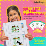 BeKnitting Cross Stitch Kit for Beginners Adults & Kids
