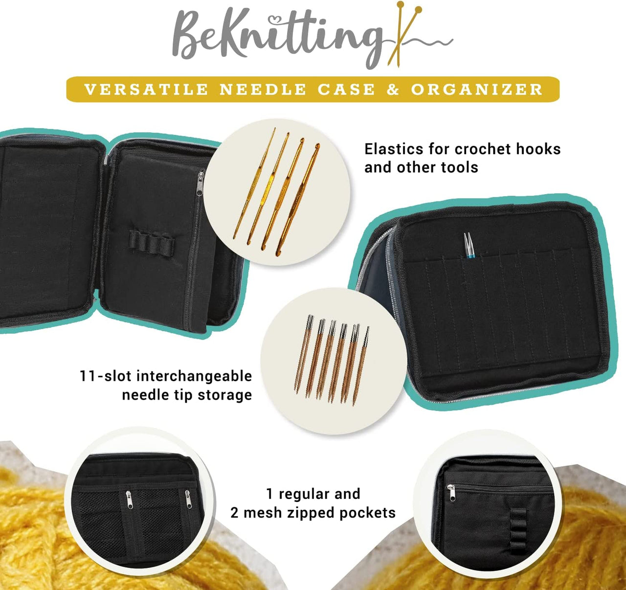 BeKnitting Interchangeable Knitting Needle Case - IC Knitting