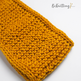 BeKnitting Beginner Bulky Garter Stitch Knit Headband